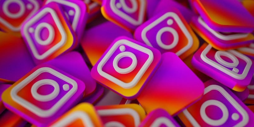 instagram logo for social media marketing and online earning